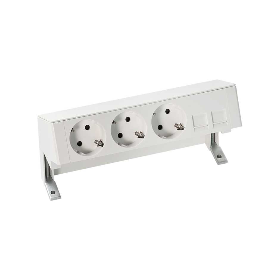 Opbouw 3 wcd, RJ45, zwart | BI Select