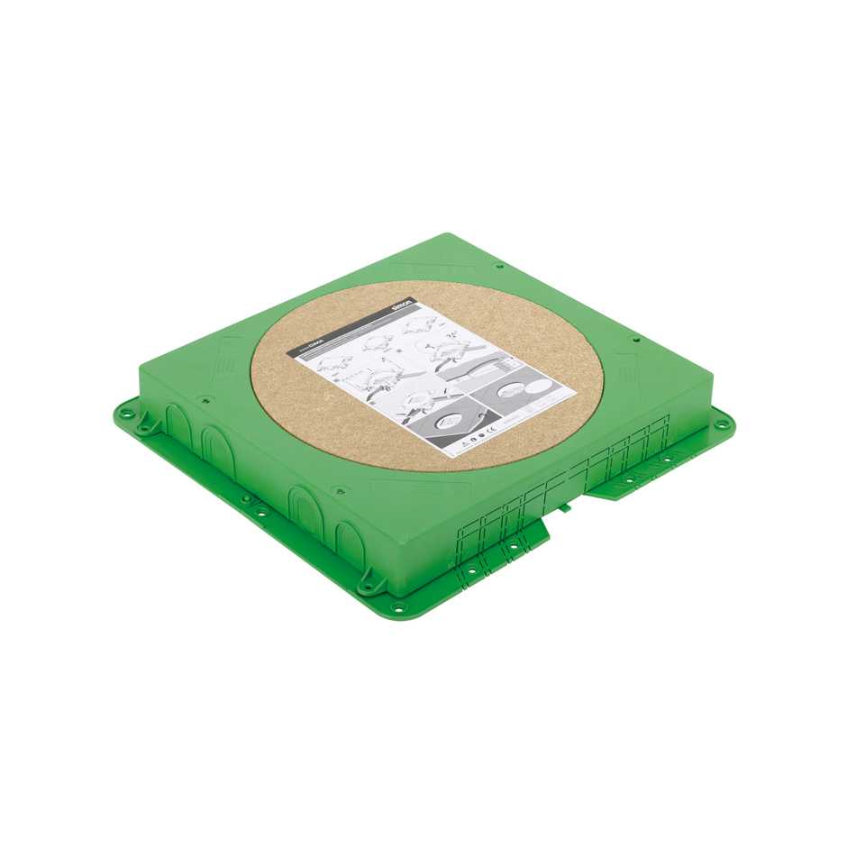 Plastic instortbak voor cementdekvloer Cima 500 vloerdoos accessoire (rond)
