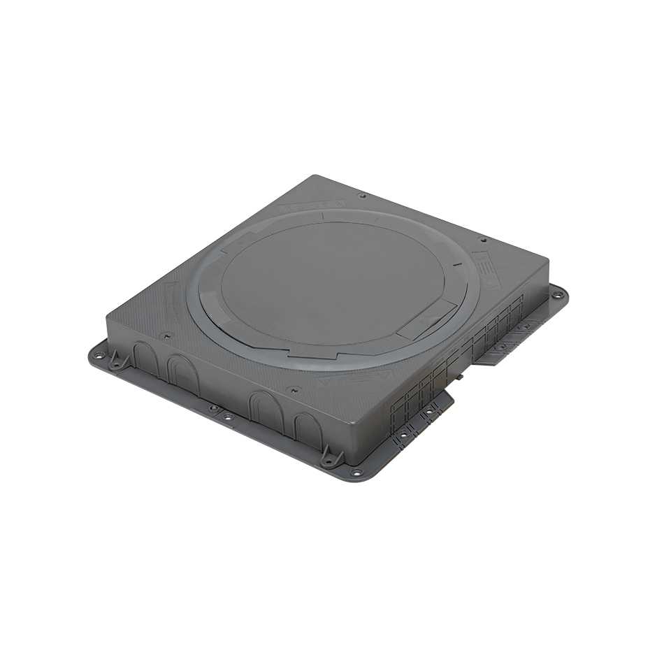 Plastic instortbak voor cementdekvloer Cima 500 vloerdoos accessoire (rond) - Afbeelding 2