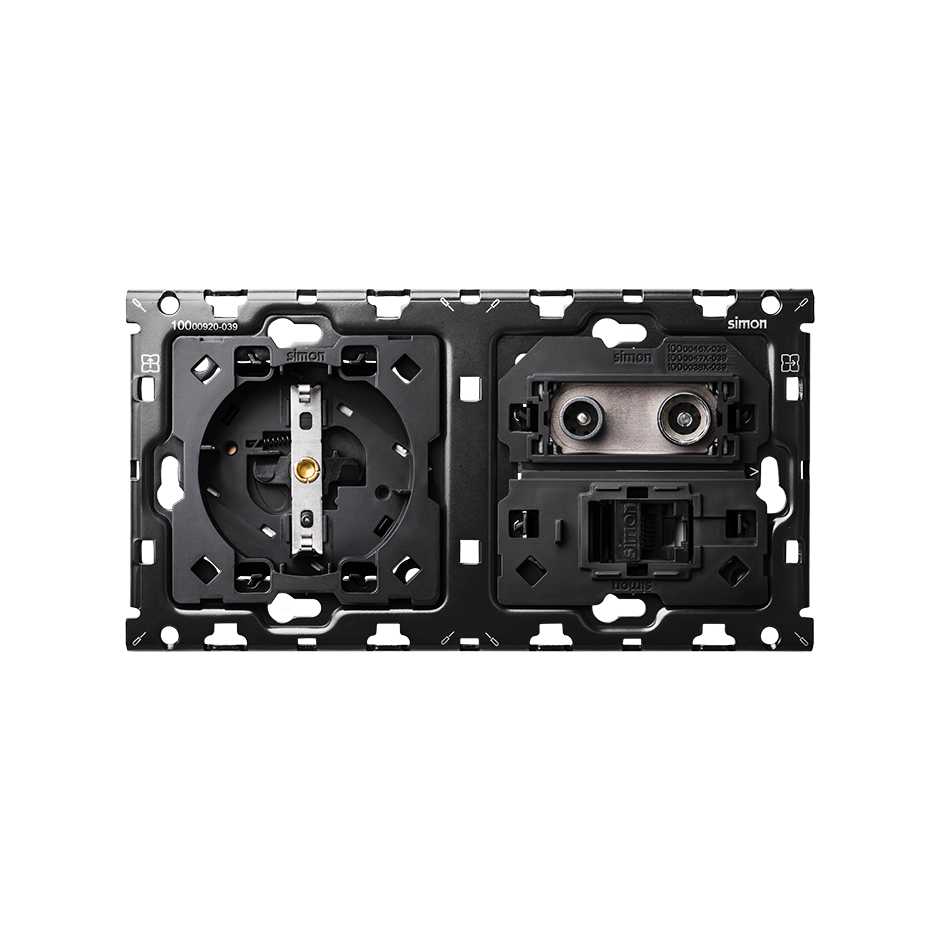 1 WCD, 1 RJ45, 1 TV, wit - Afbeelding 2