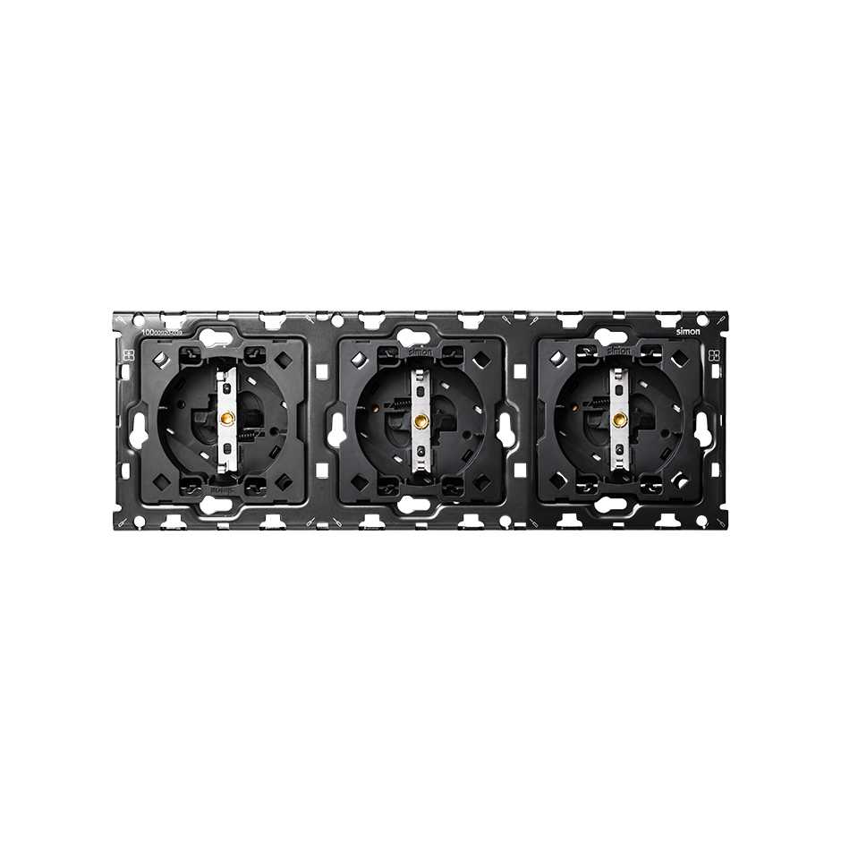 3 wandcontactdozen Simon 100, wit - Afbeelding 2