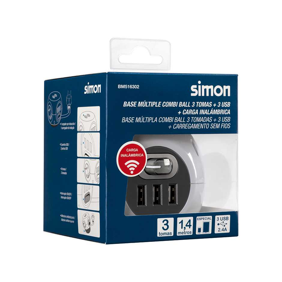 Stroomkubus | USB | Stroom | Inductie opladen - Afbeelding 6