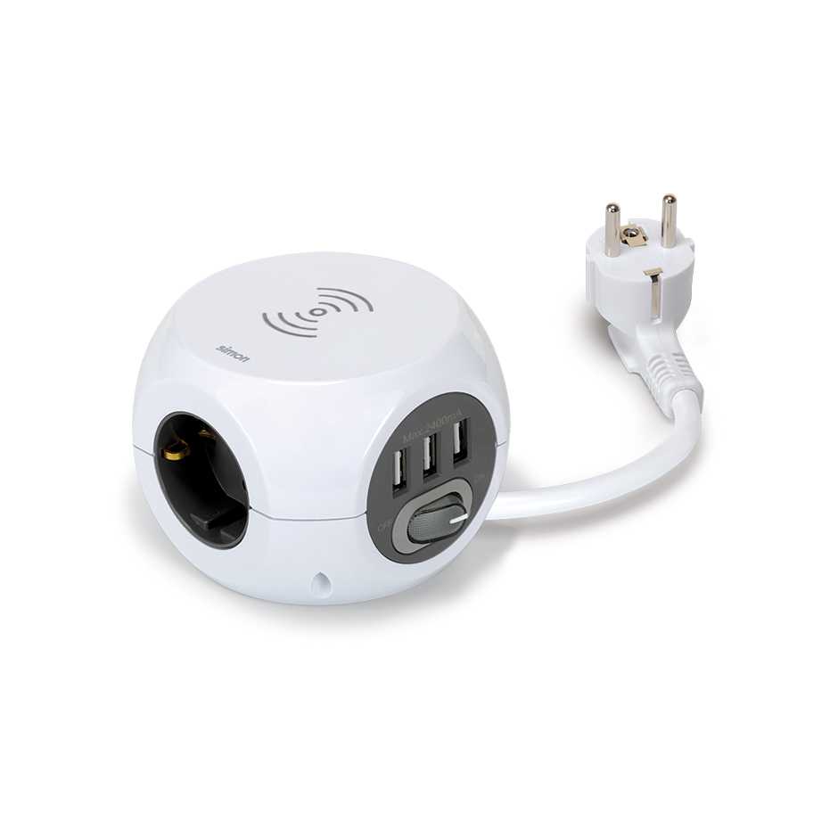 Stroomkubus | USB | Stroom | Inductie opladen